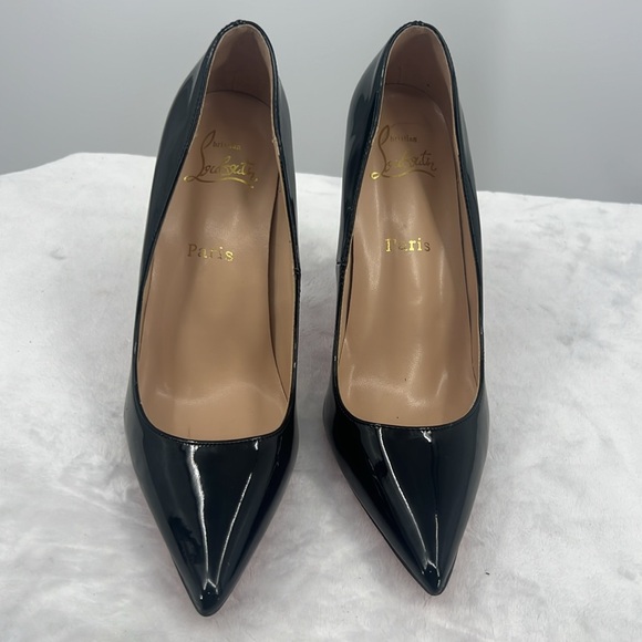 Christian Louboutin Black Patent Leather Heels - Picture 5 of 7